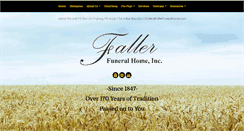 Desktop Screenshot of fallerfuneralhome.com